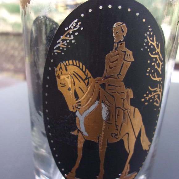 Vintage Libbey Andrew Jackson /Perry's Flagship Glass from 1960s - Picture 5 of 10